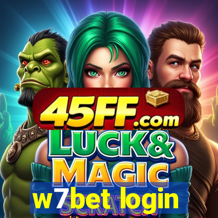 w7bet login